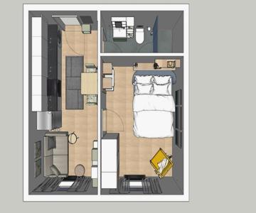 Studio Angelina Im 3 Og 30 M²