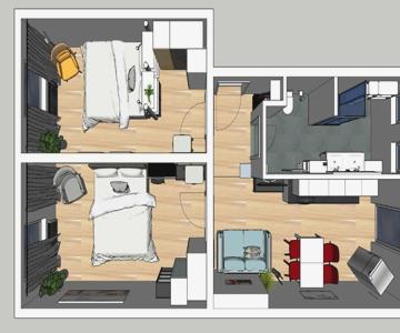 Studio Brunhilde - Messe Graz - 59 M²