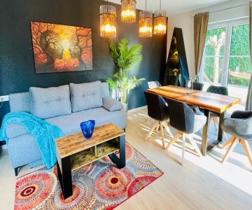 The Villa Toscana, A Serene Retreat In Center Of Friedrichshafen City With Lush Green Lawns, Terrace