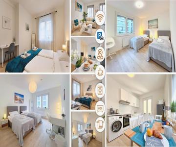 Rosenberg-suites - Zentral, Stellplatz, Große Terrasse, Business & Privat