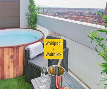 Das Penthouse - Jacuzzi - Bbq - Dachterrasse