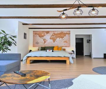 Studio-apartment Mit Garten, Parkplatz & Küche
