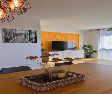Amao Sepia - 86 M2 Apartment - Balcony - King-size Beds - Free Parking - Near Europa-park - Up To 12