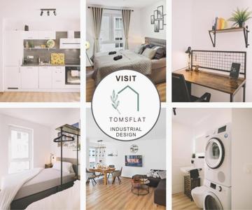 Tomsflat Braunschweig - 3 Rooms, Kitchen, Workspace, Highspeed Wifi, Washer & Dryer, Balcony