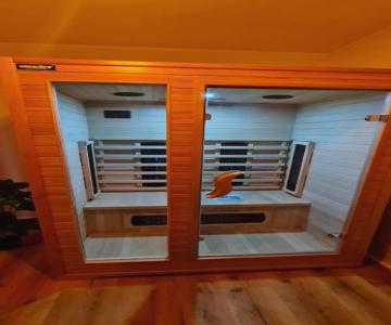 Harz Mit Herz, Infrarotsauna, E-kamin, Herzdusche