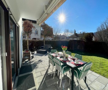 Large Holiday Apartment With Sauna, Terrace, Garden And Open Fireplace