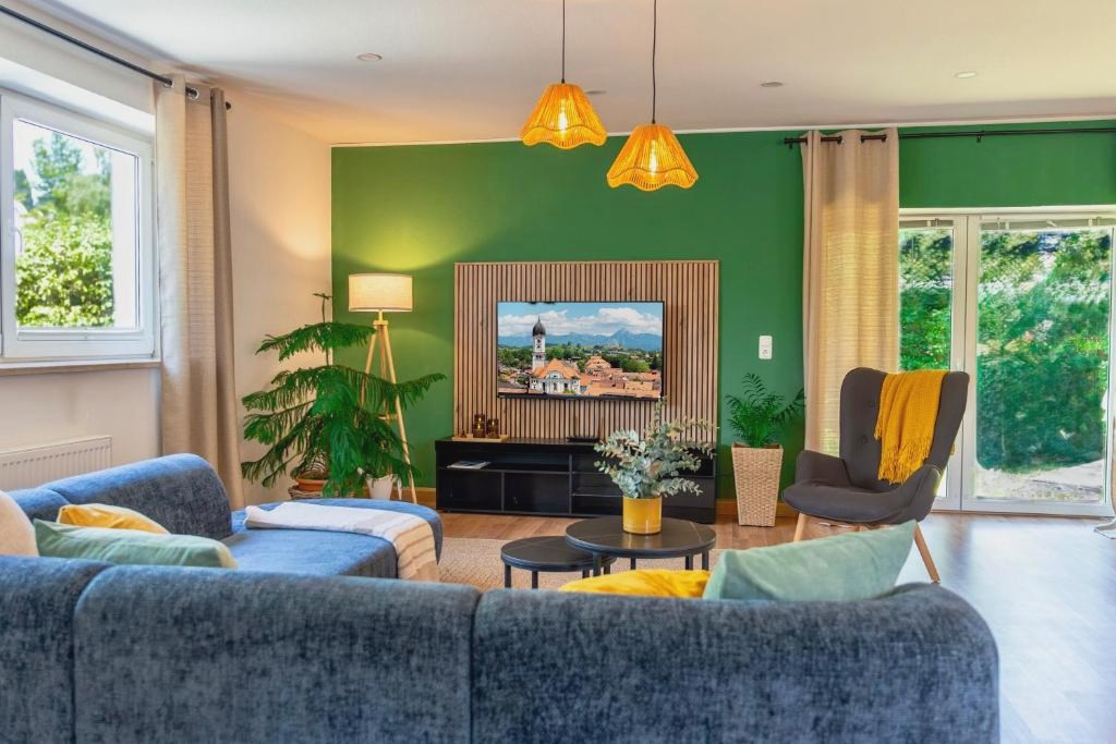 Bergauszeit EntdeckerAlp Ferienhaus im Allgäu mit Garten, Bach & Spielplatz