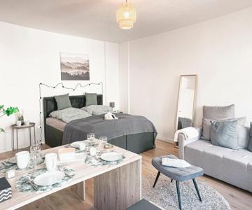 Zentrales Apartment Mit Tv, Küche Und Mikrowelle