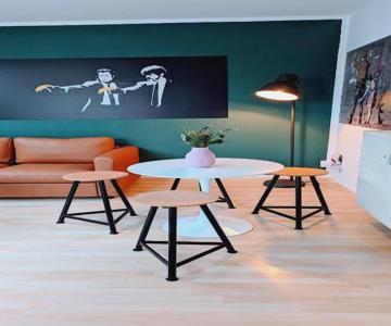 Rooftop Art Apartment, E-roller,ausblick,wlan,tv