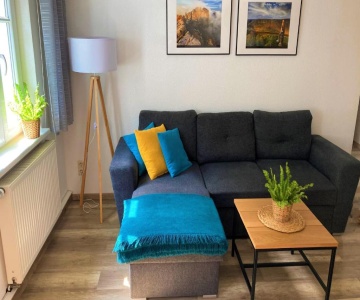 Sandstein-ferien, Kamin, Fewo wanderfalke, Zentral & Ruhig, Terrasse, Sächs Schweiz