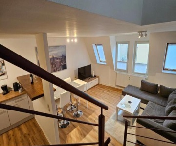 Ferienwohnung 57m2 Apartment 2 Raum Maisonetten Wohnung Im Zittauer Stadtzentrum Innenstadt Innenrin