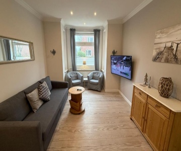 Ferienwohnung „opa‘s Tohuus“mit Fahrrädern, Husum