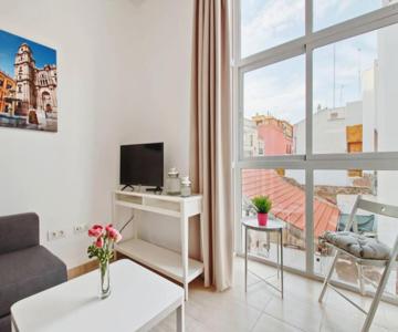 Apartamento Terraza Privada 2d Malaga Centro