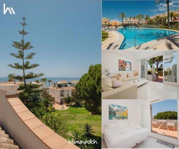 House With Sea And Mountain Views On The Beach, Bahía De Marbella