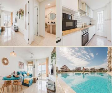 Encantador Apartamento Con Vista Al Mar