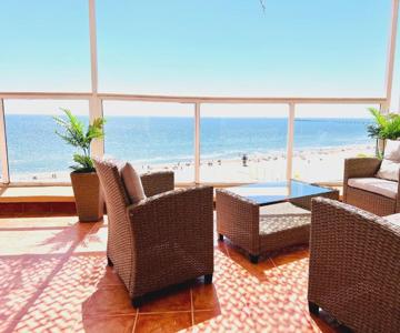 Lux Penthouse Mediterranean Views Beach Front