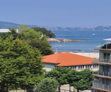 Baiona, playa céntrico
