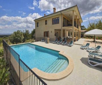 Fantastisches Kürzlich Gebautes Landhaus Mit Panoramablick, Pool Und Klimaanlage