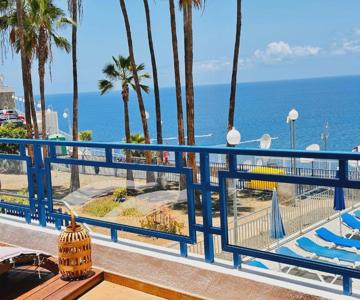Private apartment with stunning ocean views and sunset.
