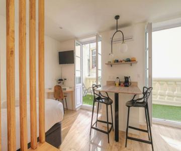 Joli Studio Climatisé Avec Terrasse - Lyon Centre