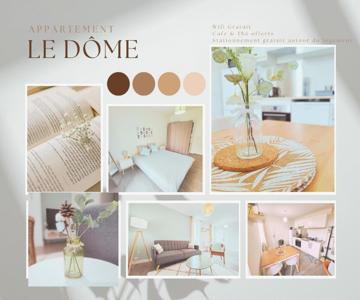 Agréable T2 Neuf -le DÔme-