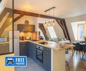 Happy Loft - Centre Historique + Parking Privé