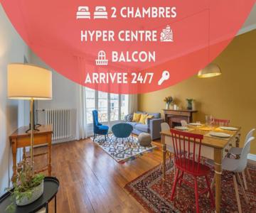 Tours Hyper Centre - Balcon - Arrivée Autonome