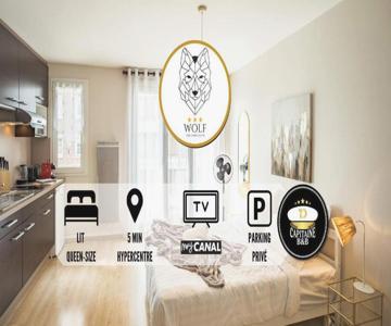 Voltaire Wolf Suite - 5 Min Hypercentre - Parking Privé