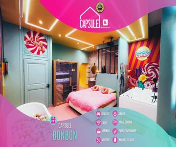 Capsule Bonbon - Balneo - Sauna - Billard - Nintendo Switch