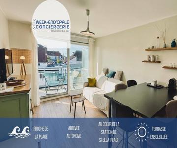 Appartement Centre Ville Stella-plage Terrasse Sud-ouest