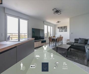 Disneyland-paris 11pers, 2parkings, Wifi,