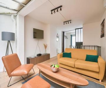 Superbe Loft Avec Patio - Tour Eiffel