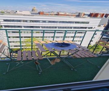 Studio Terrasse Champs De Mars Tour Eiffel