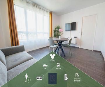 Disneyland-Paris, 5 pers, Wifi, Parking privé