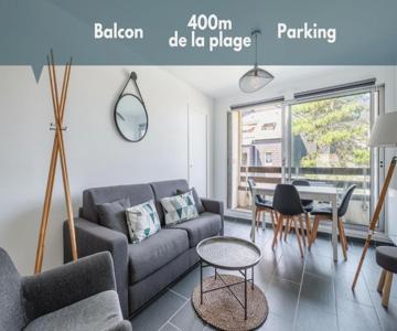 Appt Lumineux - Avec Balcon à 400m De La Plage