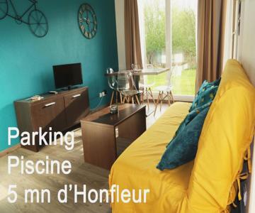 Charmant 2 Pièces Proche D Honfleur, Piscine En Saison, Parking Gratuit, Wifi