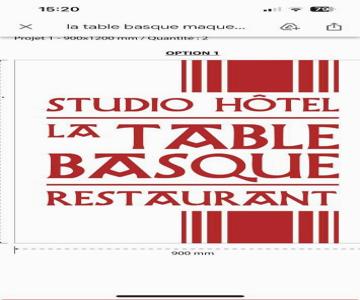 Studio Hôtel-restaurant Ltb La Table Basque
