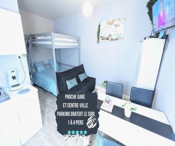 Grands Studios Maillochon Accès Gare De Poitiers Et Centre Ville à Pieds