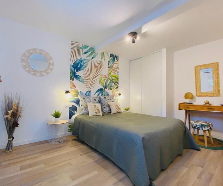 Cocon cosy avec un jardin