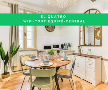 El Quatro - Wifi - Central - Tout équipé