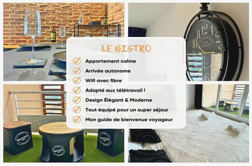 Cosy Roc - Wifi, Balcon, Tv, Clim, Équipé