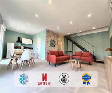 Colormix 3 étoiles - 95m2 Plein Centre - Ensoleillé Climatisé