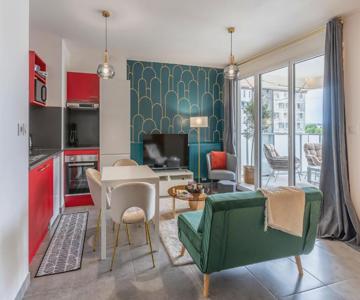 Urban Chic Montpellier - Terrace - Private Parking