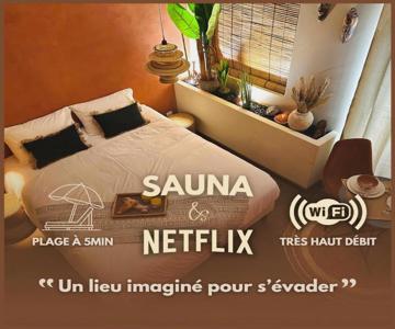 Le Jacaranda - Suite Africaine - Sauna & Netflix