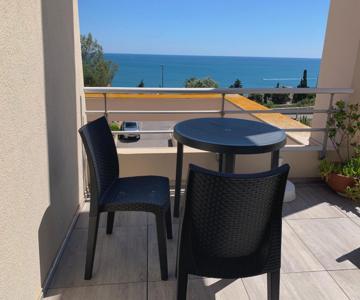 Sète - vue mer imprenable, piscine, calme