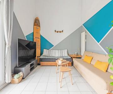 Le Surf : Triplex (t4) Parking, Rooftop Et Clim