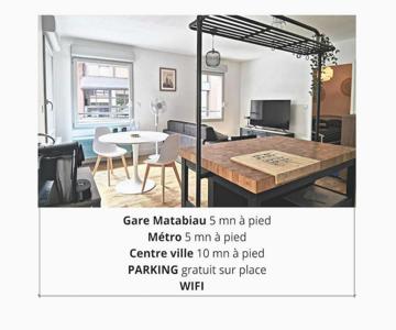 Chez Serge - Petit Matabiau - 2/4 Pers - Pkg/centre