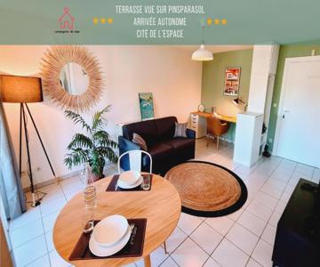 Escale Balma T2 - Balcon - Wifi - Parking