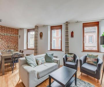 Duplex Tolosa - Pont-neuf, Dôme De La Grave, 2 Bdrs 85m2, Ac, Free Private Car Park - T3 85m2 Avec C