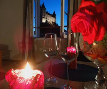 Vue Splendide Sur Chateau